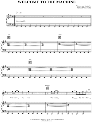 Welcome to the Machine