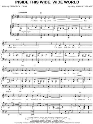 Inside This Wide, Wide World