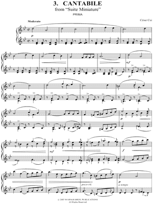 3. Cantabile (Primo)