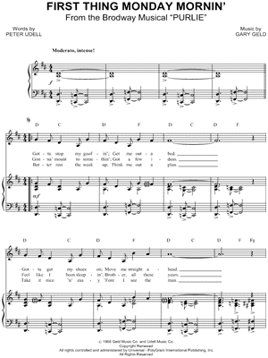 First Thing Monday Mornin'