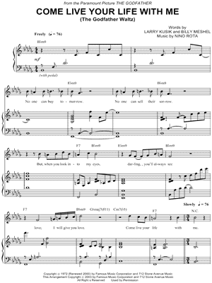 Come Live Your Life With Me