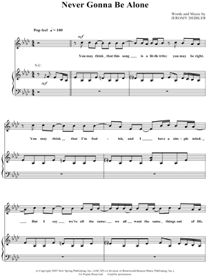 Never Gonna Be Alone