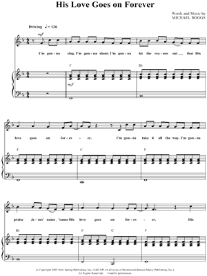 His Love Goes on Forever