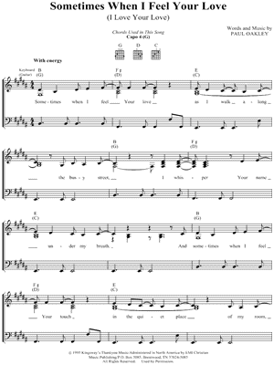 Sometimes When I Feel Your Love