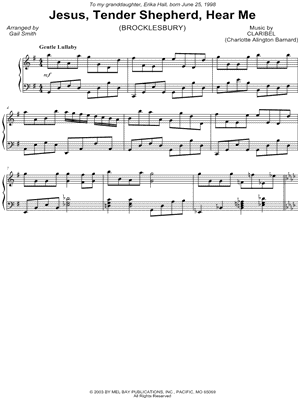 Jesus Tender Shepherd, Hear Me