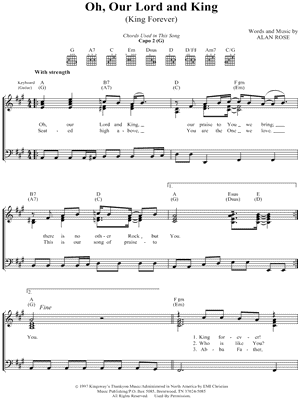 Oh, Our Lord and King