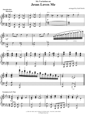 Six Variation on Jesus Loves Me