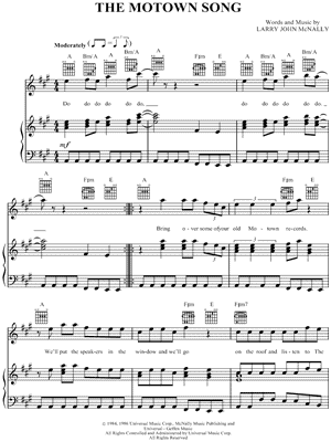 The Motown Song