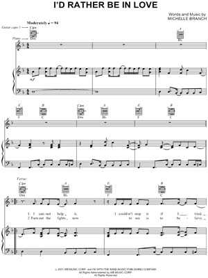 I'd Rather Be In Love