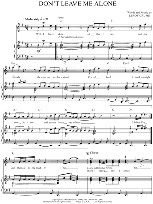 Don't Leave Me Alone