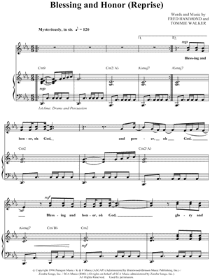 Blessing and Honor (Reprise)