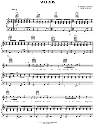 Words (Between the Lines of Age)