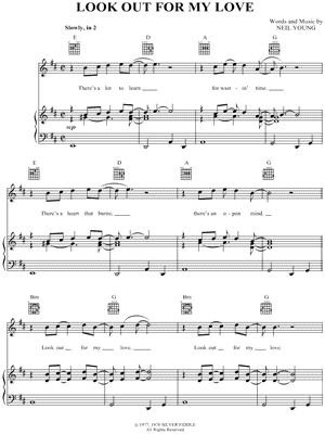 Look Out for My Love