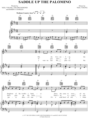 Saddle Up the Palomino