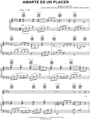 Amarte Es Un Placer