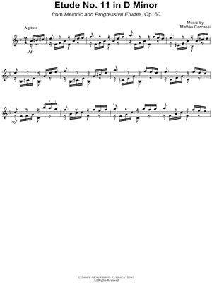 Etude No. 11 in D MInor