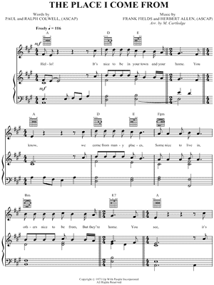 The Place I Come From