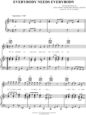 Everybody Needs Everybody