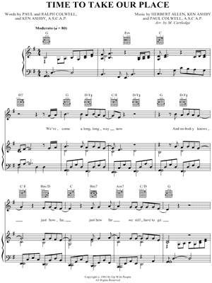 Time To Take Our Place