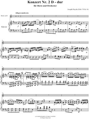 Konzert Nr. 2 D - Dur
