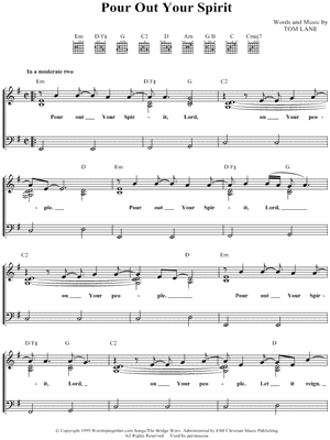 Pour Out Your Spirit