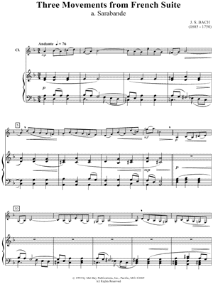 Three Movements From French Suite