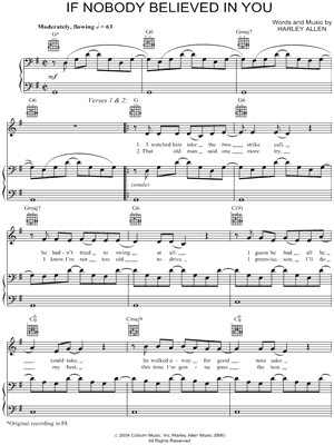 If Nobody Believed In You