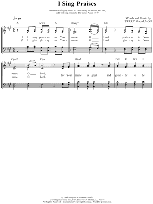 I Sing Praises