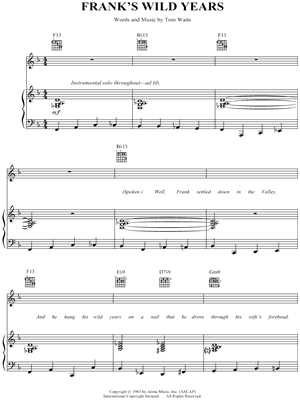Frank's Wild Years