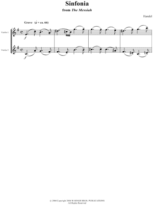 Sinfonia from The Messiah