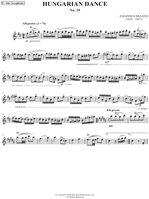 Hungarian Dance No. 19