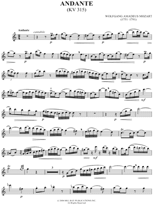 Andante, K. 315