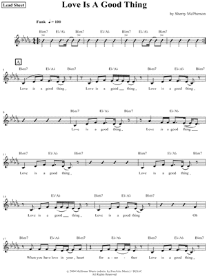 Love Is a Good Thing