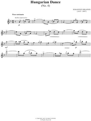 Hungarian Dance No. 4