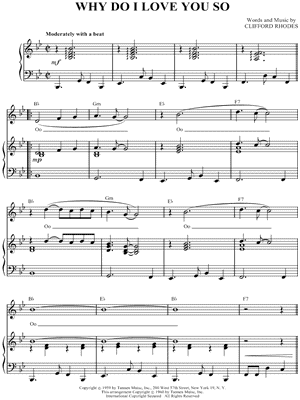Why Do I Love You So