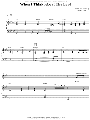 When I Think About the Lord