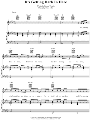 It's Getting Dark In Here