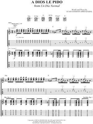 A Dios Le Pido
