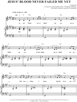 Jesus' Blood Never Failed Me Yet