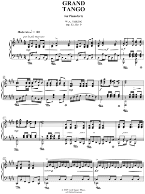 Piano Solo - Grand Tango for Pianoforte