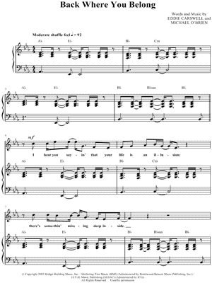 Back Where You Belong