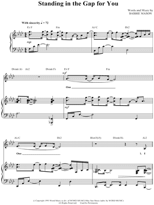 Standing In the Gap for You