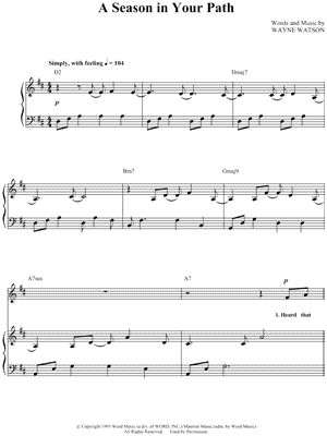 A Season In Your Path