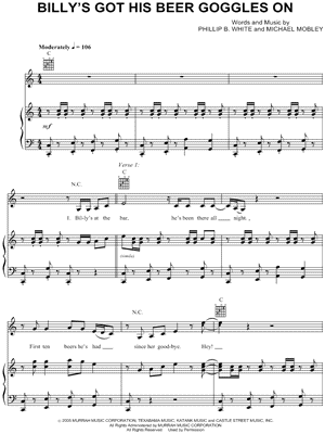 Billy's Got His Beer Goggles On