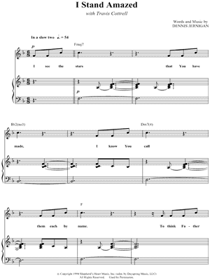 I Stand Amazed
