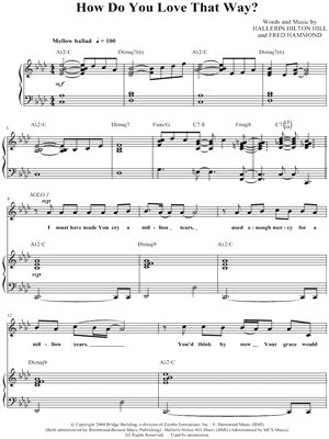 How Do You Love That Way?