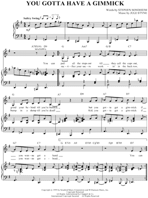 You Gotta Have a Gimmick