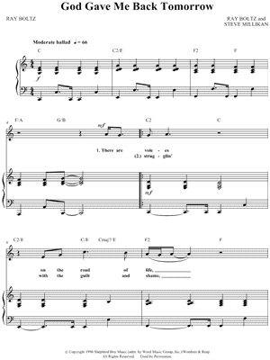 God Gave Me Back Tomorrow