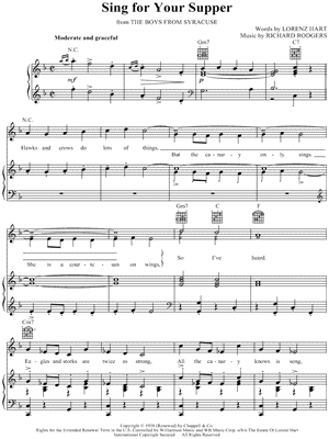 Sing for Your Supper