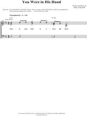 You Were In His Hand